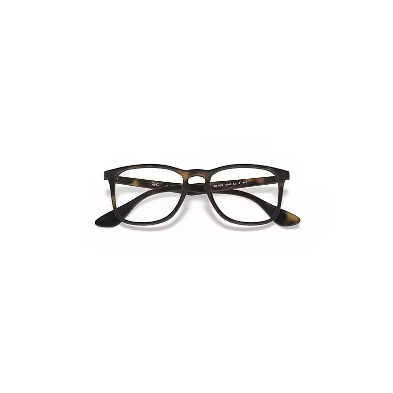 Rb7074 Optics Eyeglasses Tortoise Frame Clear Lenses Polarized by Ray-Ban