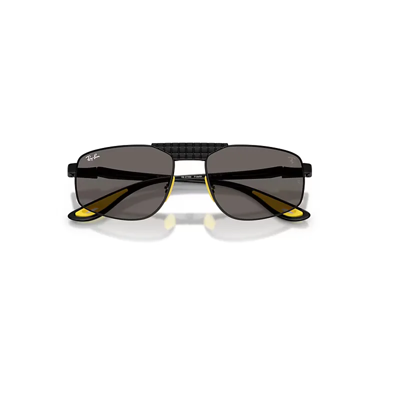 Rb3776m Scuderia Ferrari Collection Sunglasses Black Frame Grey Lenses by Ray-Ban