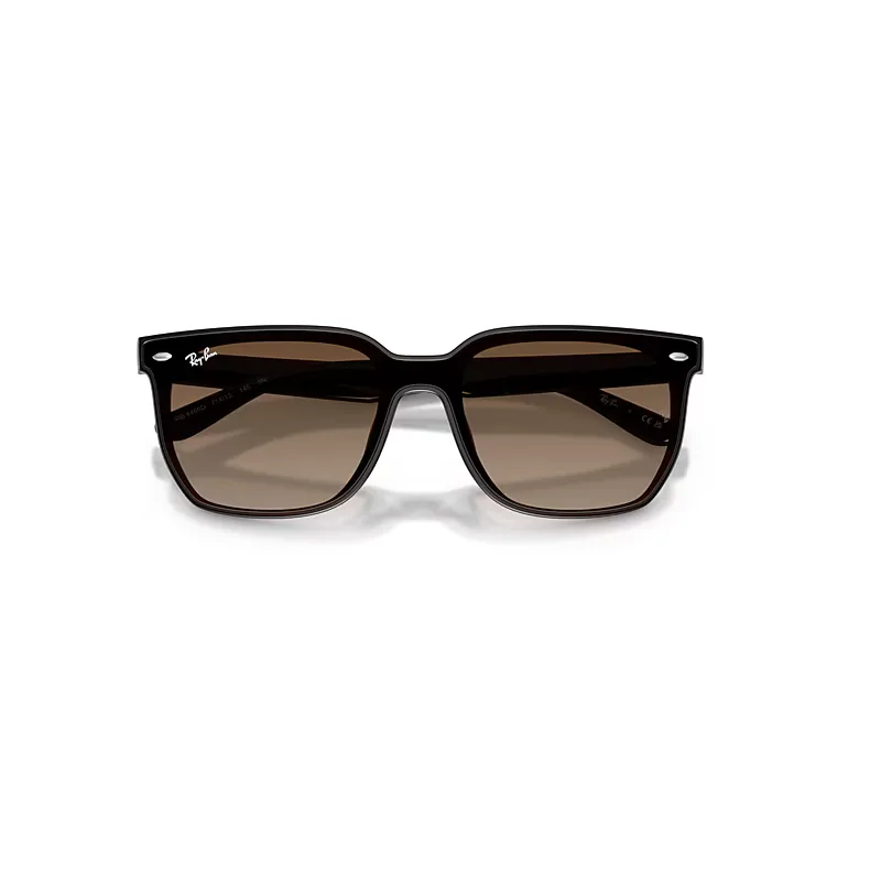 Rb4466d Sunglasses Transparent Dark Brown Frame Brown Lenses by Ray-Ban