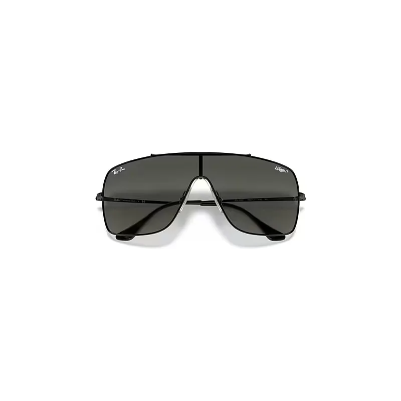 Wings II Sunglasses Black Frame Grey Lenses by Ray-Ban