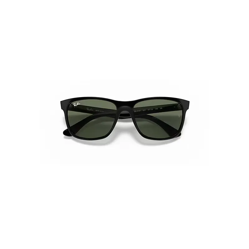 Rb4181 Sunglasses Black Frame Green Lenses by Ray-Ban