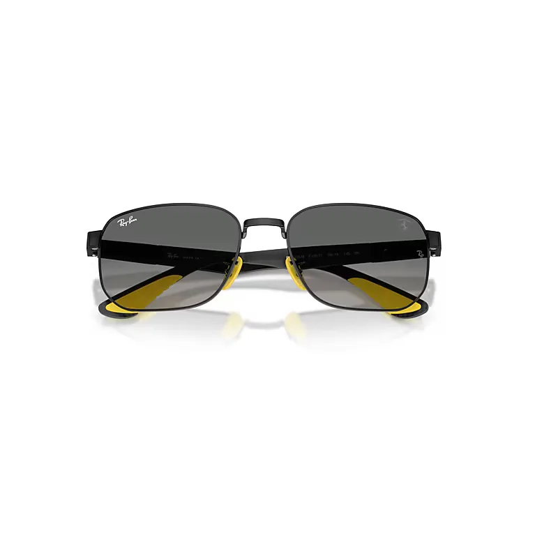 Rb8329m Scuderia Ferarri Collection Sunglasses Matte Black Frame Grey Lenses by Ray-Ban