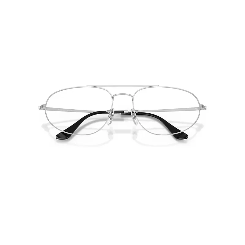 Explorer Iv Optics Eyeglasses Silver Frame Clear Lenses Polarized by Ray-Ban