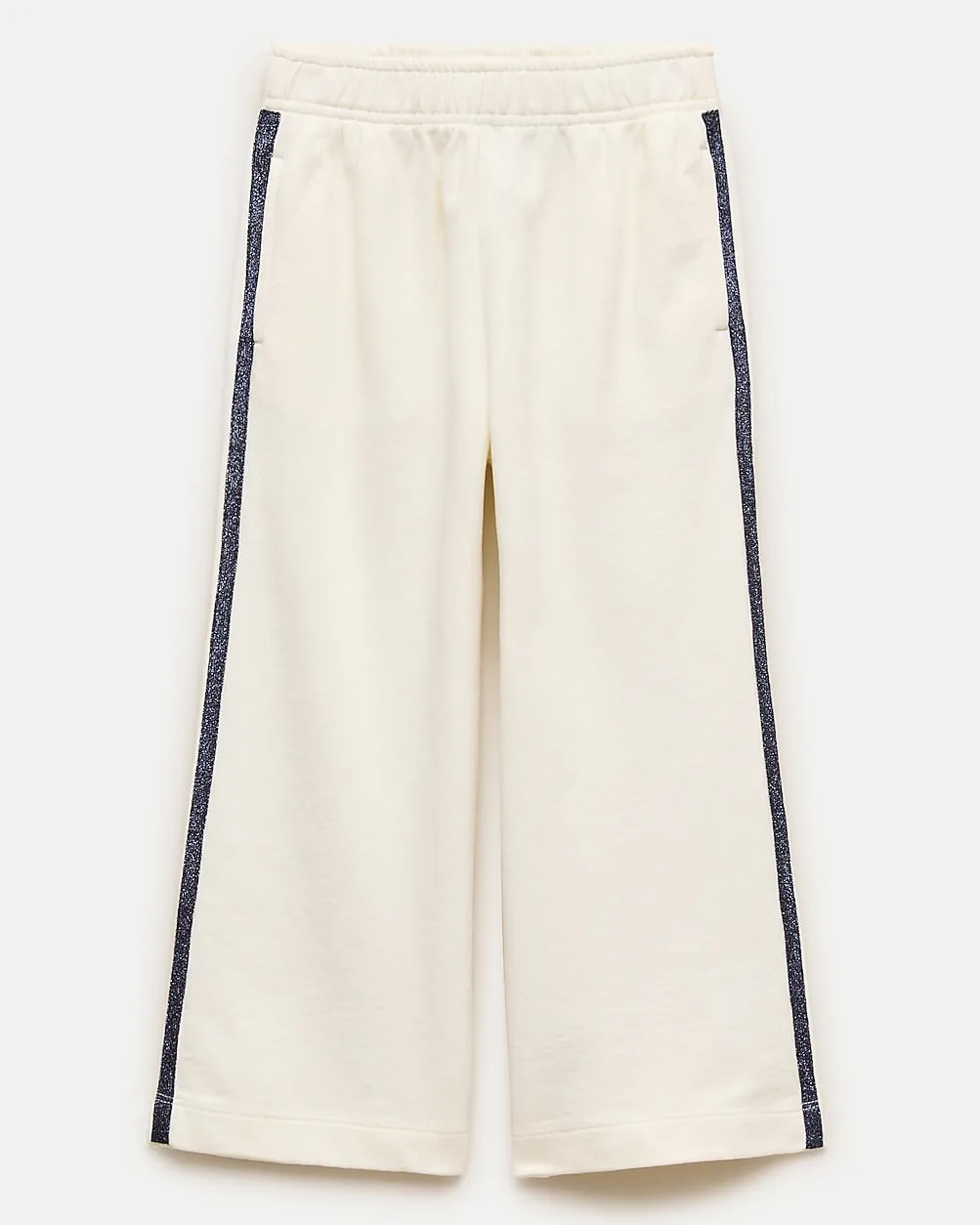 Everyday Wide-Leg Sweatpant with Lurex® Metallic Threads Stripe by J.Crew