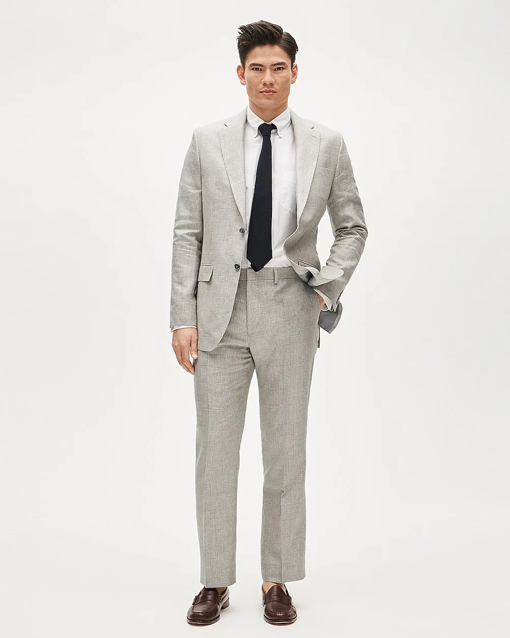 Crosby Classic-Fit Suit Jacket in English Wool-Linen Blend