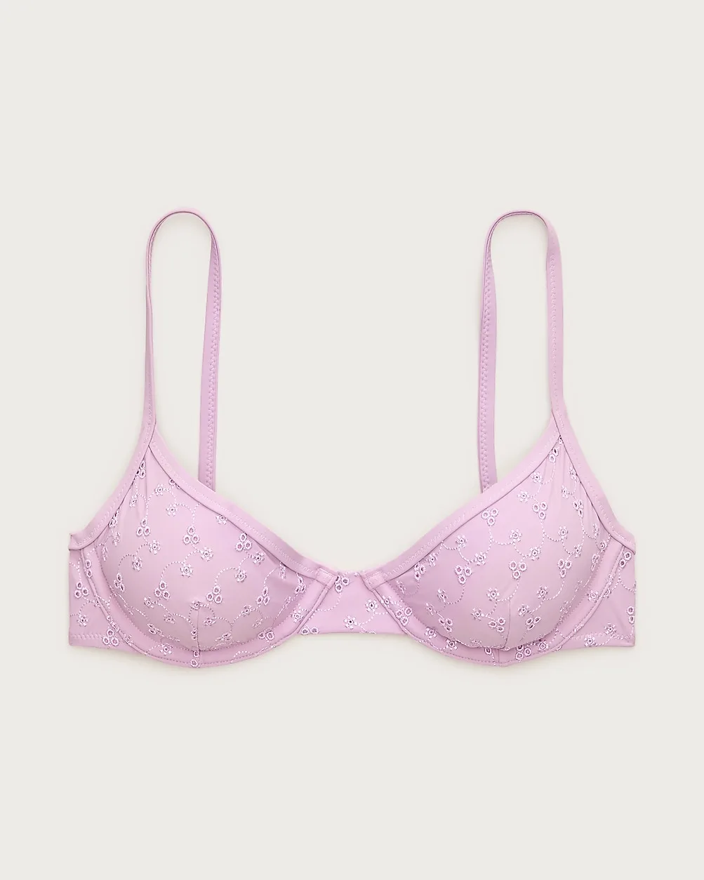 Underwire Eyelet Bikini Top