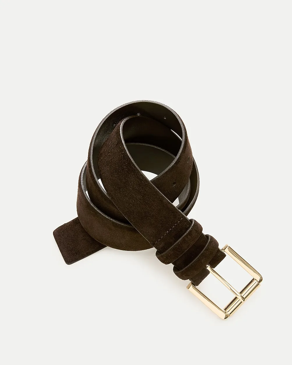 Suede Roller-Buckle Belt by J.Crew