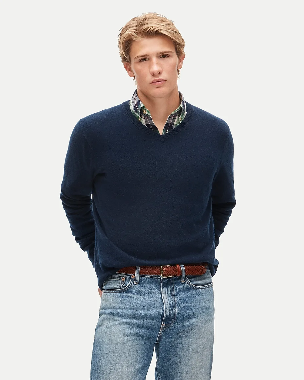 Cashmere V-Neck Sweater by J.Crew
