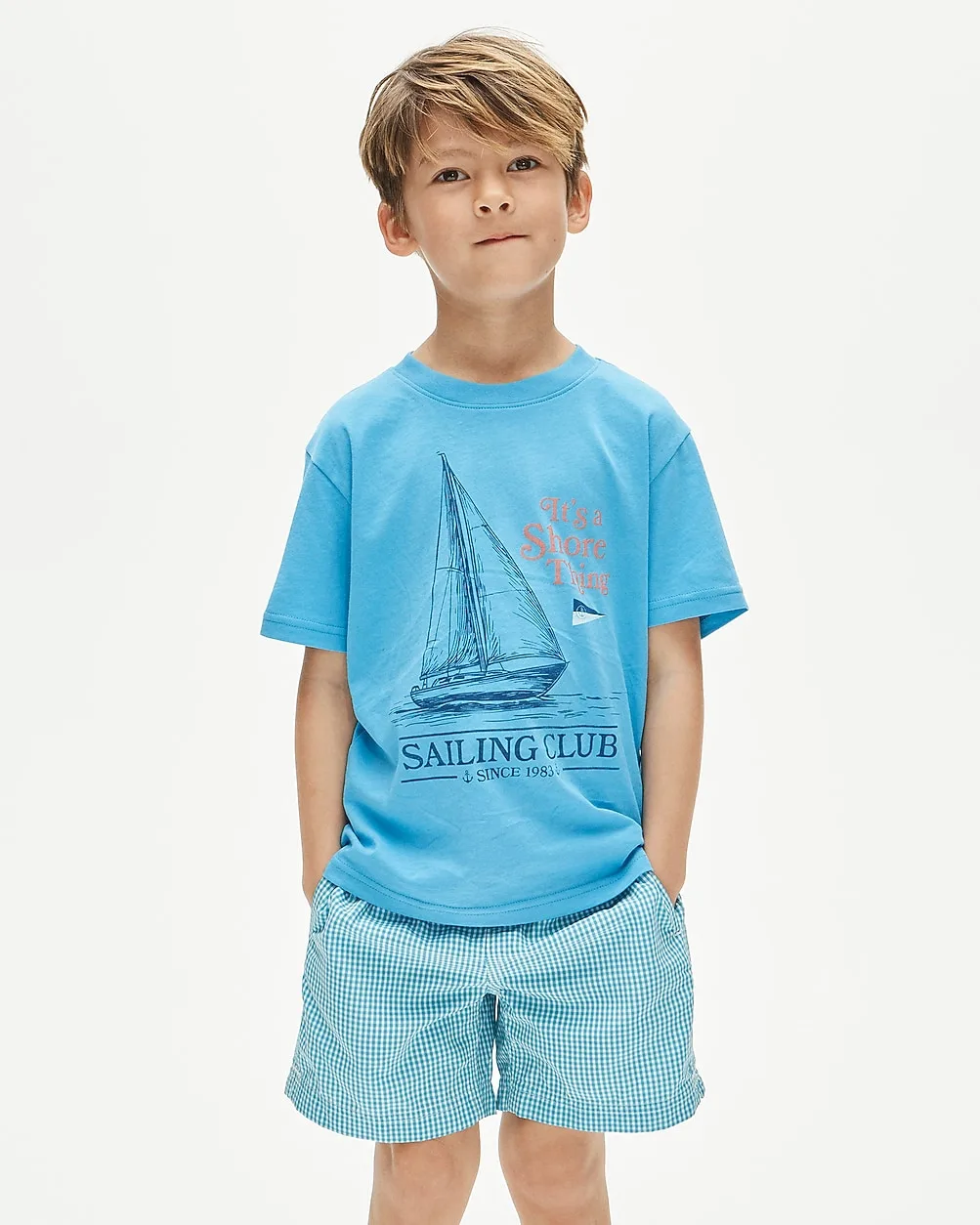 Short-Sleeve "Sailing Club" Graphic T-Shirt by J.Crew