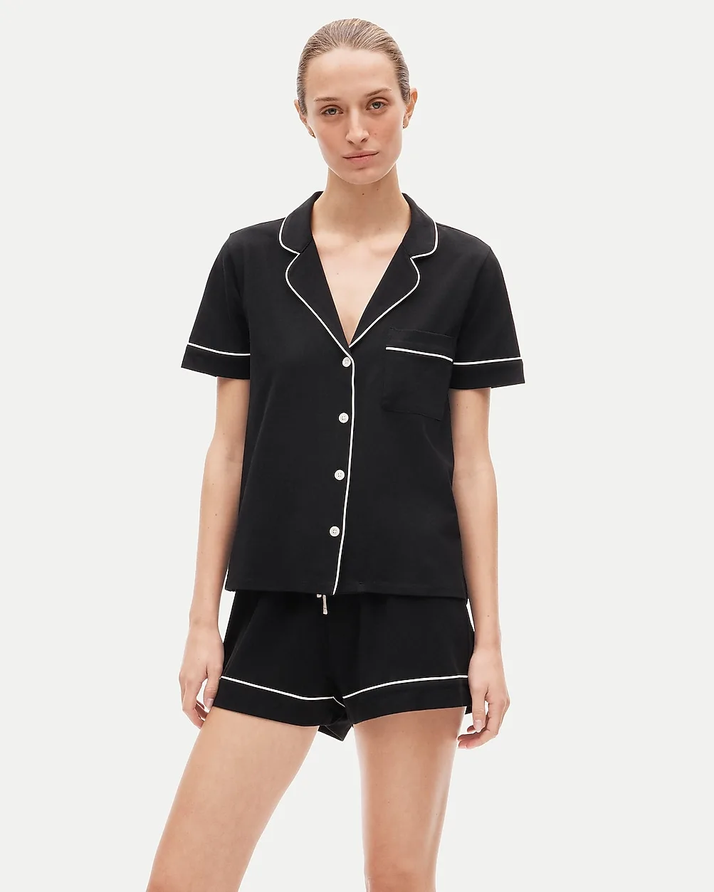 Dreamy Cotton-Blend Pajama Short Set