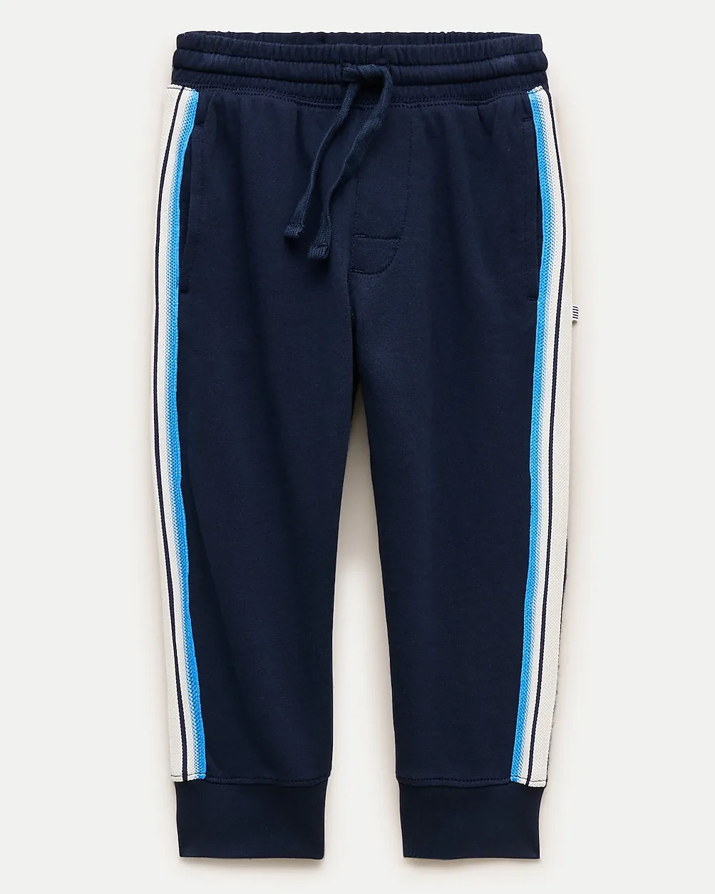 Slim-Slouchy Jogger Pant in Striped Terry by J.Crew