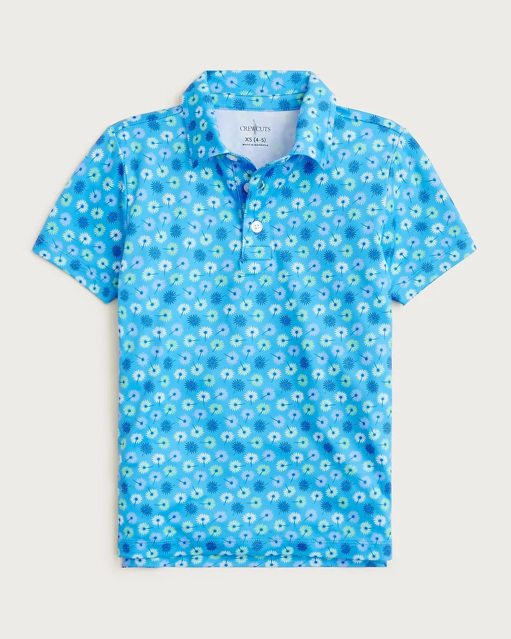 Short-Sleeve Active Polo Shirt in Stripe by J.Crew