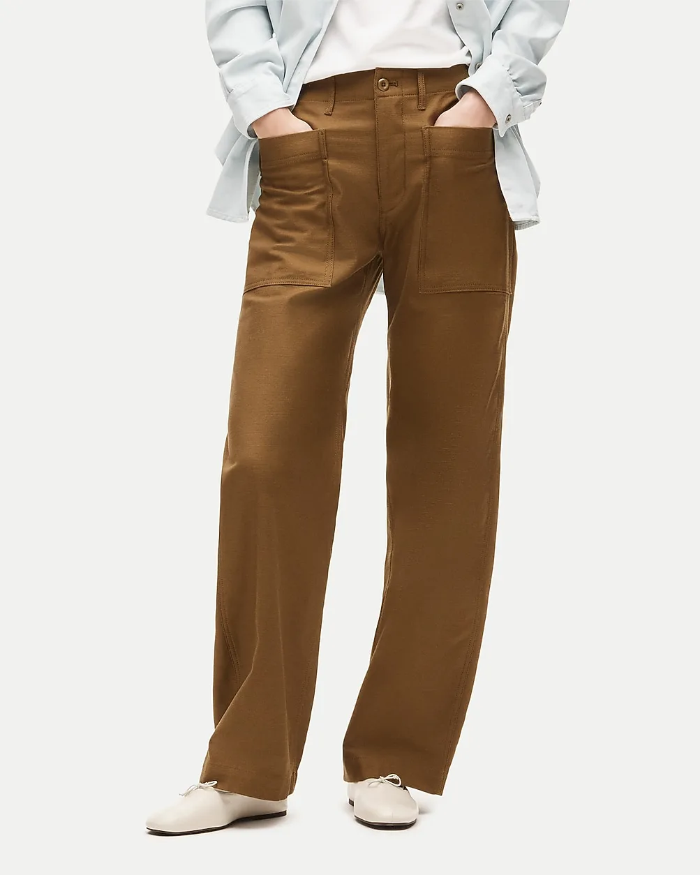 Zoe Barrel Pant with Utility Pockets by J.Crew