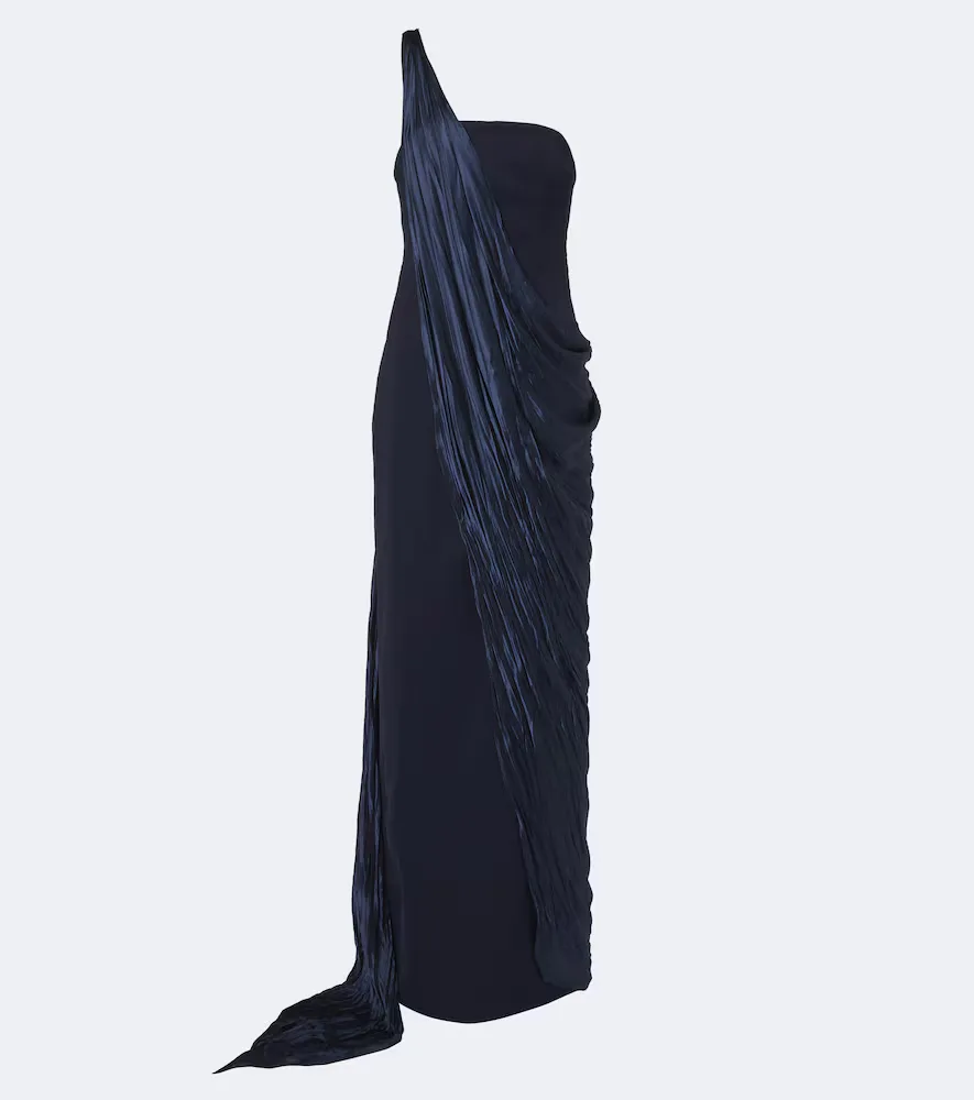 Robe Longue Bustier à Étole by Marmar Halim