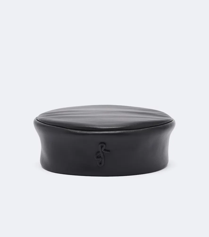 Chapeau En Cuir à Logo by Ruslan Baginskiy