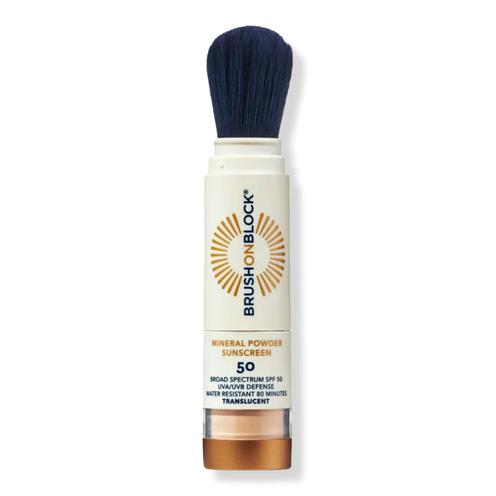 SPF 50 Mineral Powder Sunscreen by Brush On Block