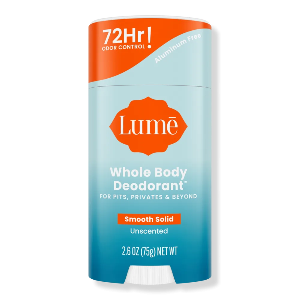 Whole Body Deodorant Smooth Solid - Unscented by Lume