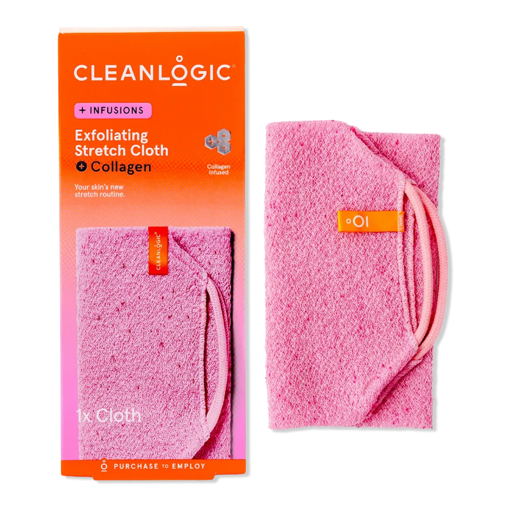 Infusions Exfoliating Stretch Cloth + Collagen by Cleanlogic