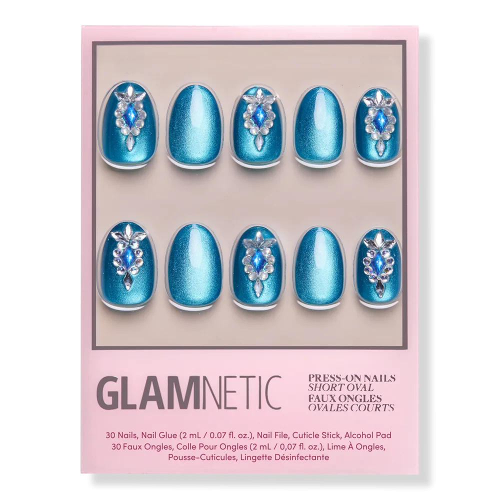 Blue Topaz Press-On Nails by Glamnetic