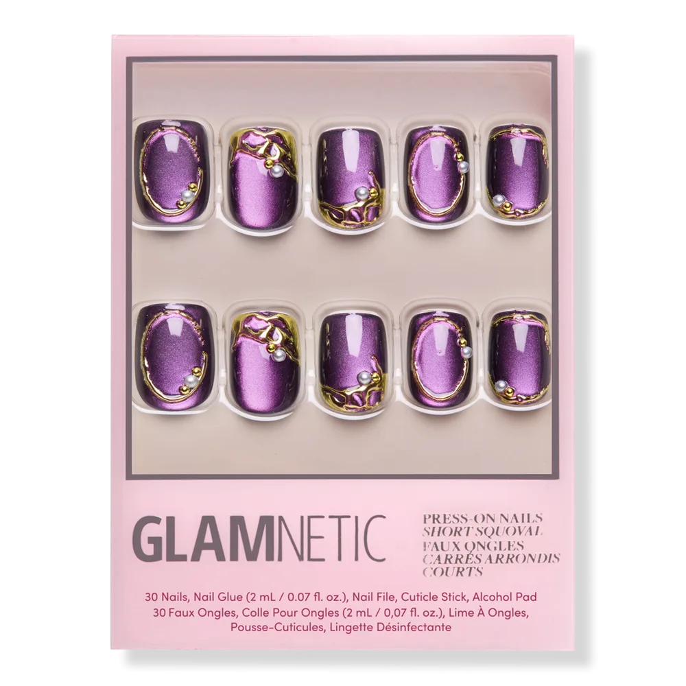 Amethyst Press-On Nails by Glamnetic