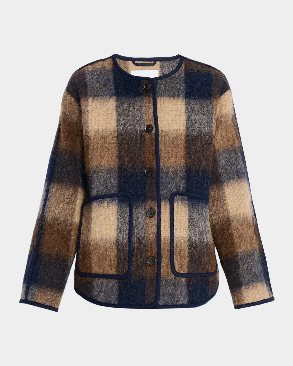 Janet Plaid Barn Jacket by Tanya Taylor