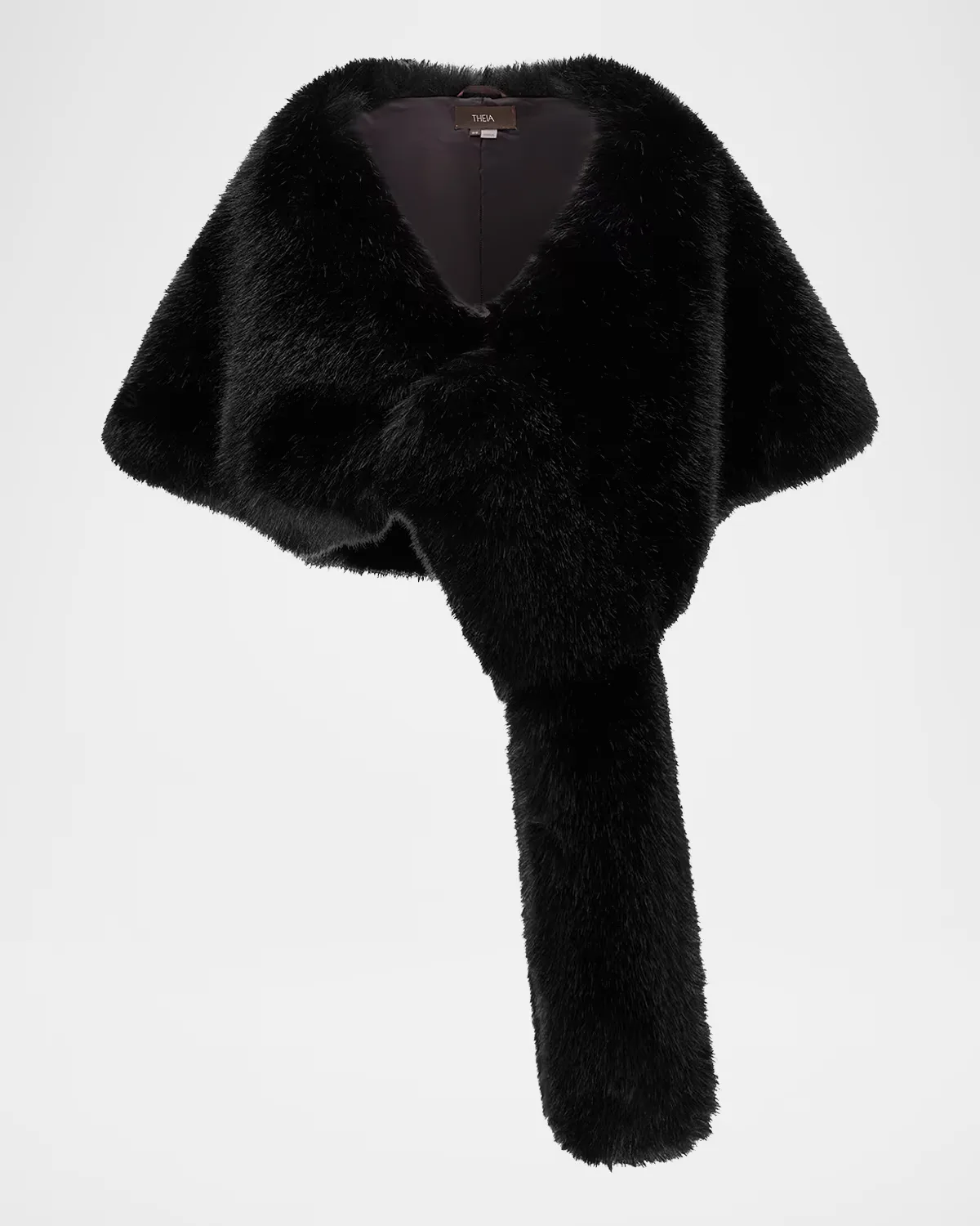 Fox-Like Faux Fur Stole by Theia