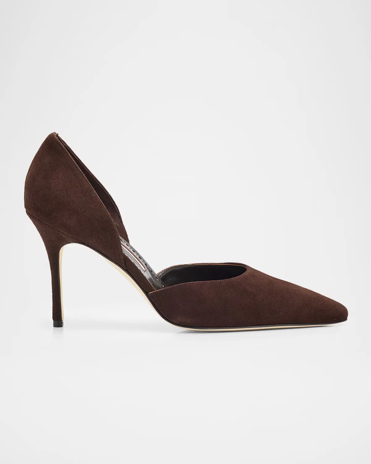 90mm Taylernu Suede D'Orsay Pumps