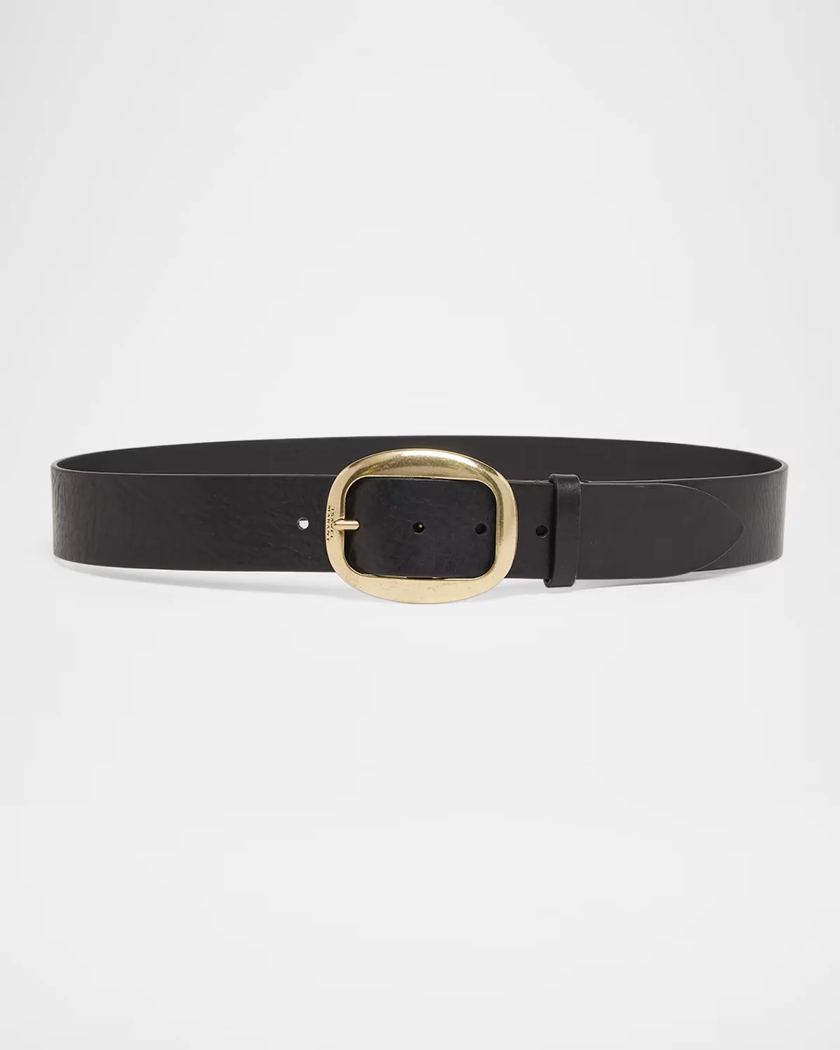 Dara Large Buckle Leather Belt by Isabel Marant