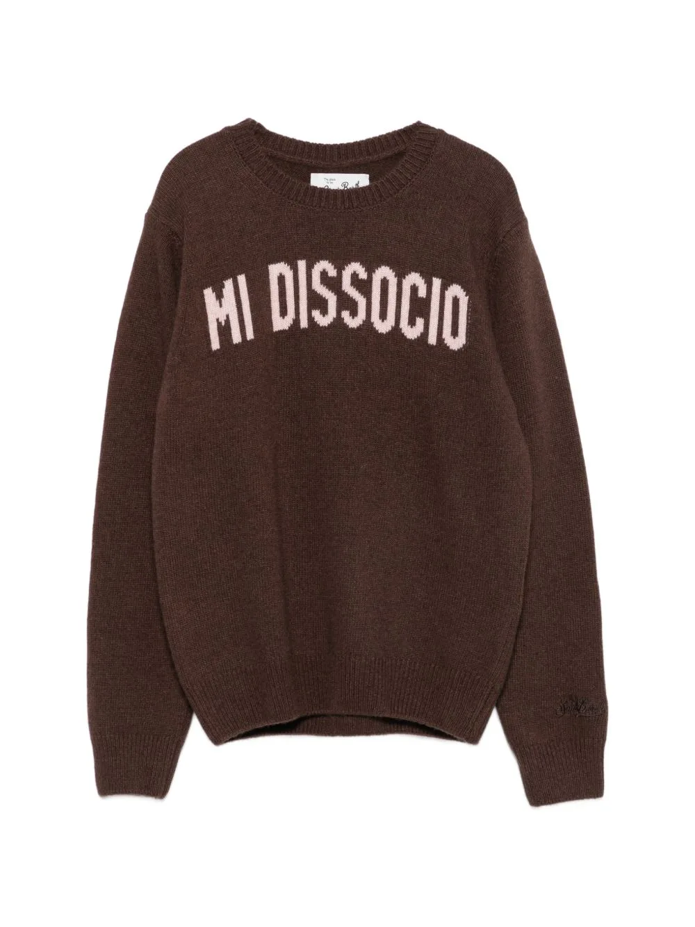 Princess Intarsia-Knit Logo-Embroidered Sweater by MC2 Saint Barth Kids