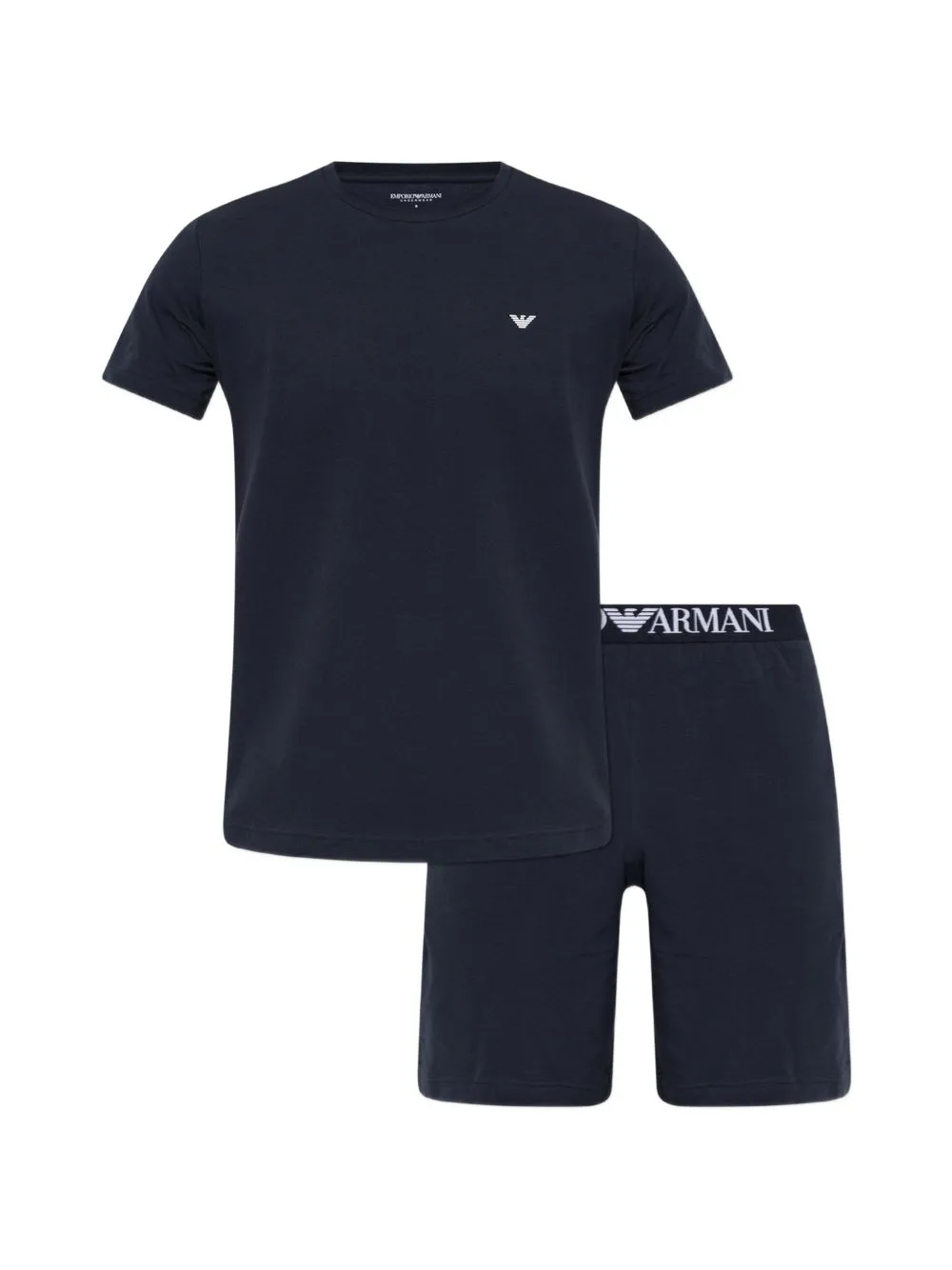 Logo-Waistband Pajamas by Emporio Armani