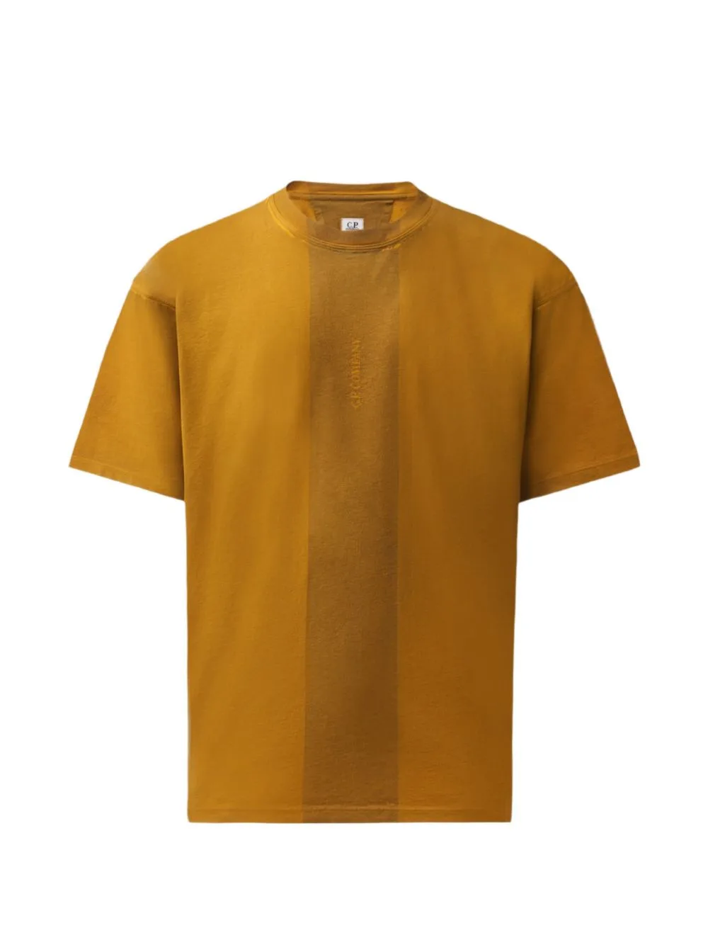 Logo-Print Panelled T-Shirt by C.P. Company