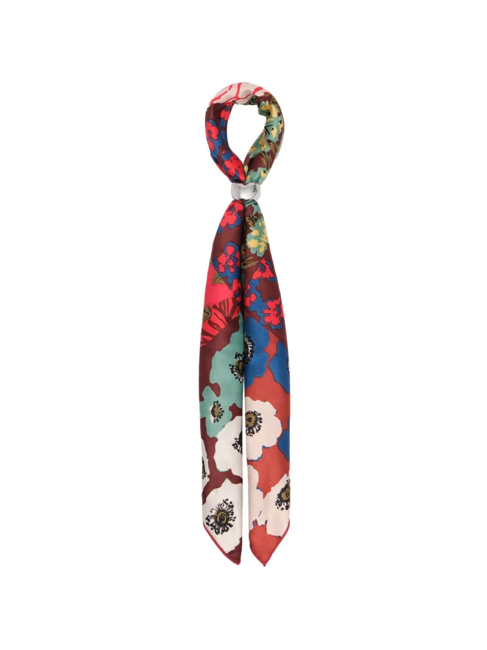 Floral Patchwork Scarf Charm by BIMBA Y LOLA