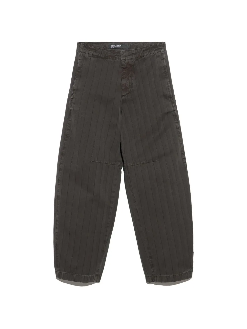 Barrel - Faded Striped Denim Trousers by BIMBA Y LOLA