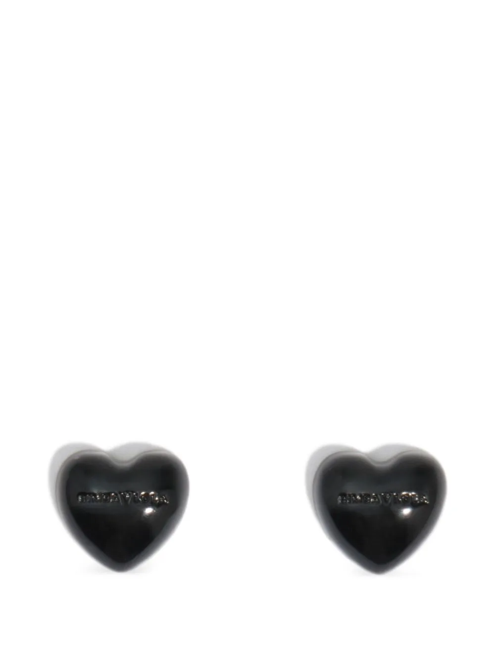 Enameled Heart Earrings by BIMBA Y LOLA