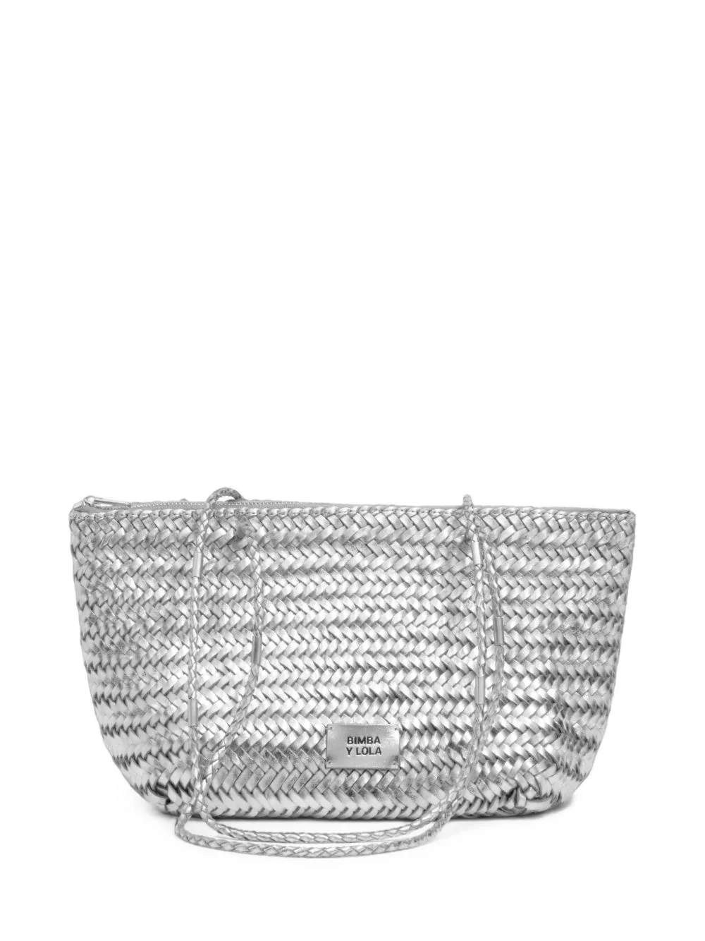 Medium Woven Leather Tote Bag by BIMBA Y LOLA