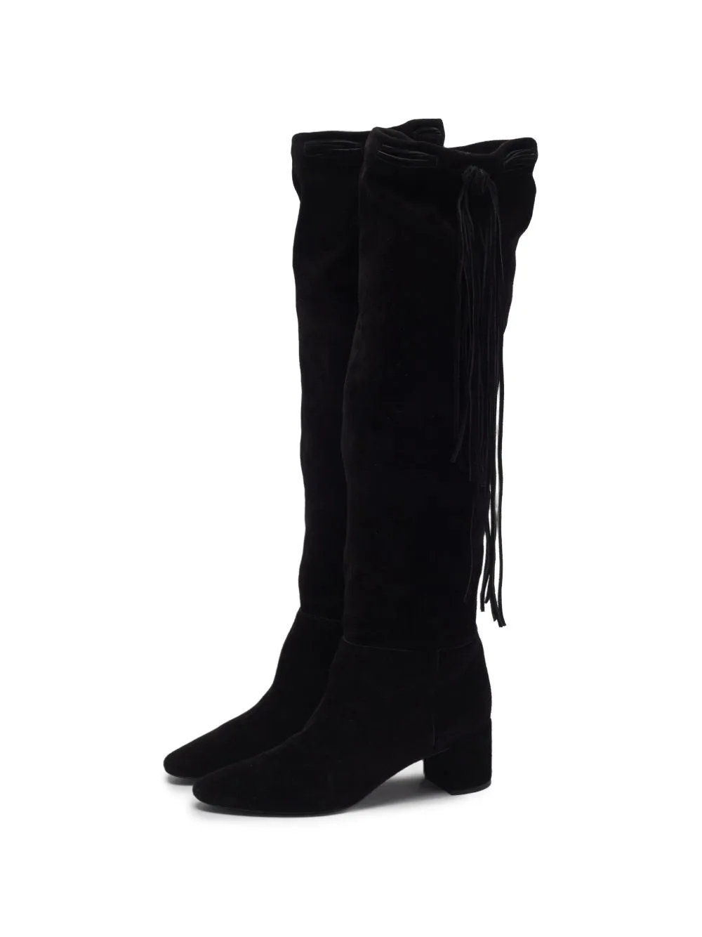 Fringe Tassel Boots by Saint Laurent Pre-Owned