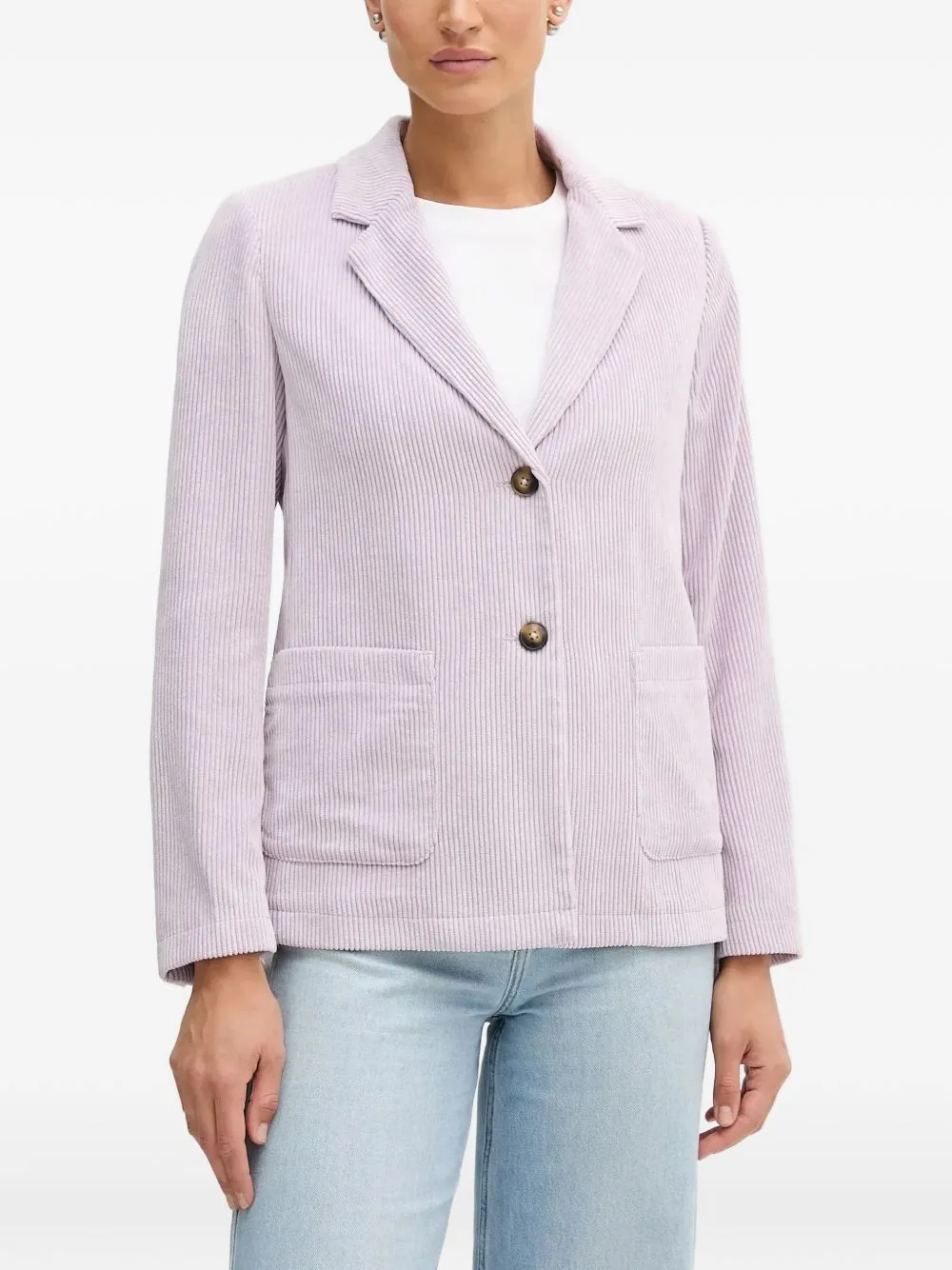 Corduroy Buttoned Top by Benetton