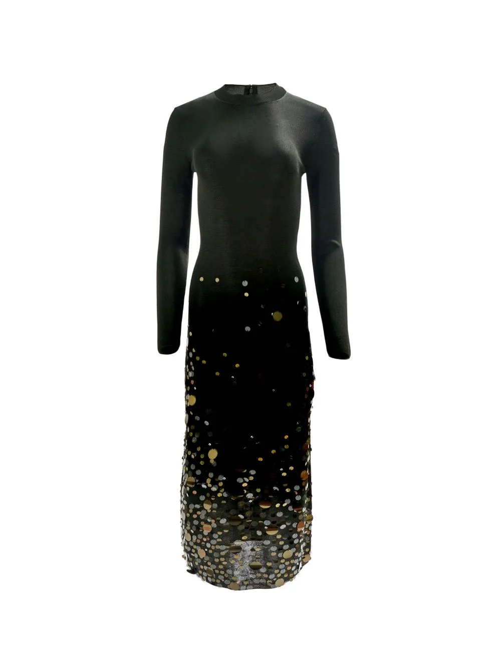 Paillette-Embroidered Evening Dress by Carolina Herrera