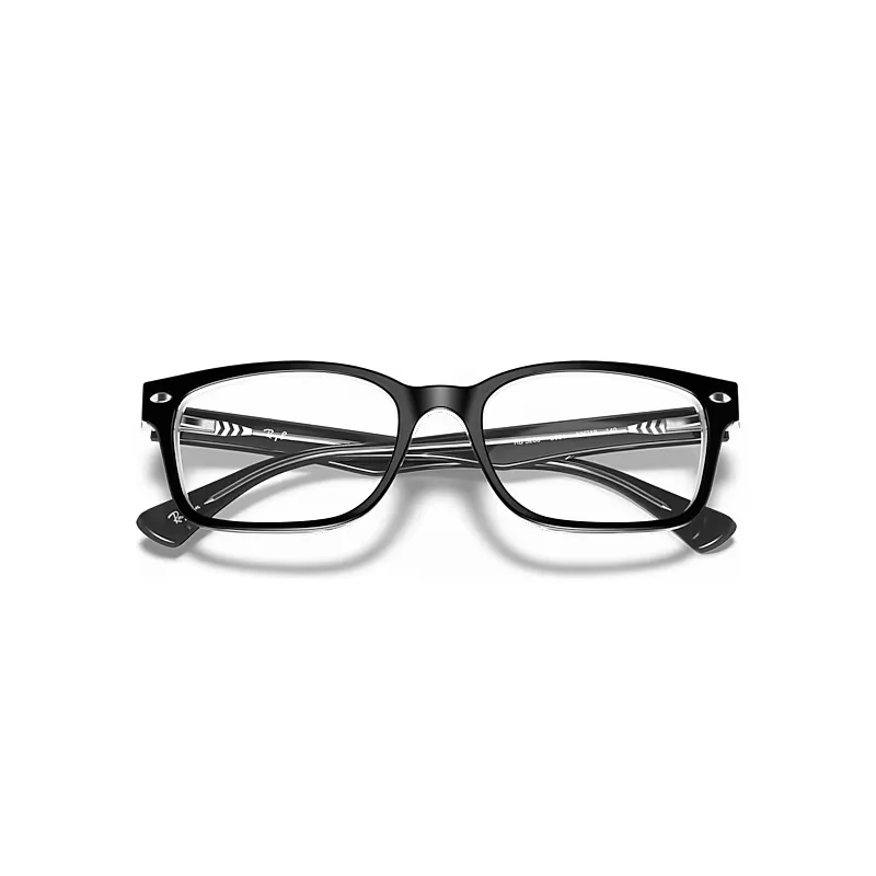 Rb5286 Optics Eyeglasses Black Frame Clear Lenses by Ray-Ban