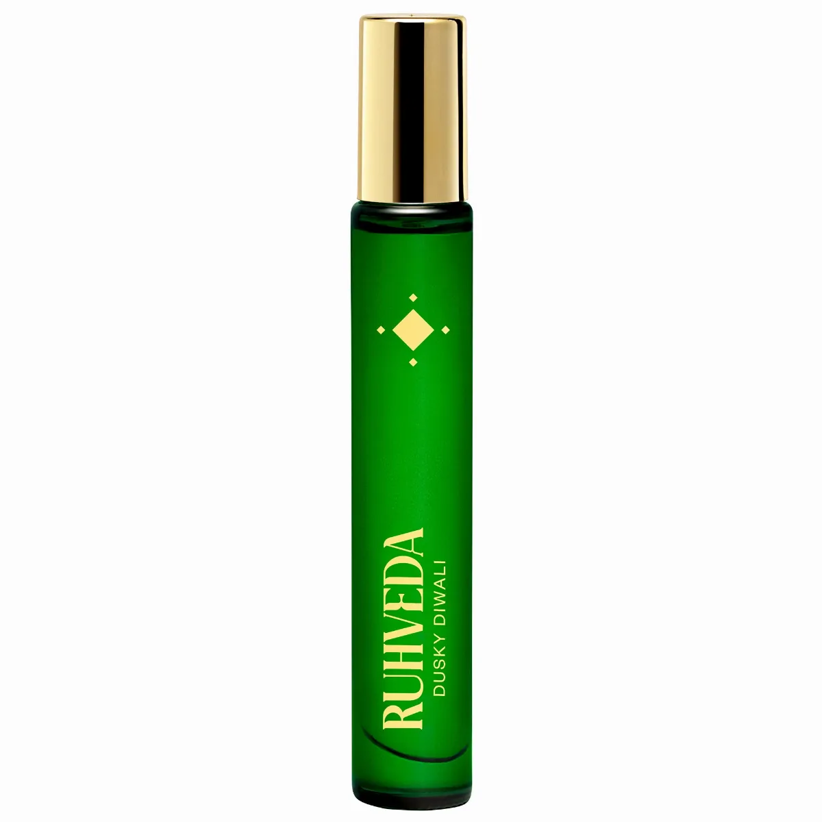 DUSKY Diwali Eau De Parfum Travel Spray with Pistachios 0.34 oz/10 Ml by RUHVEDA