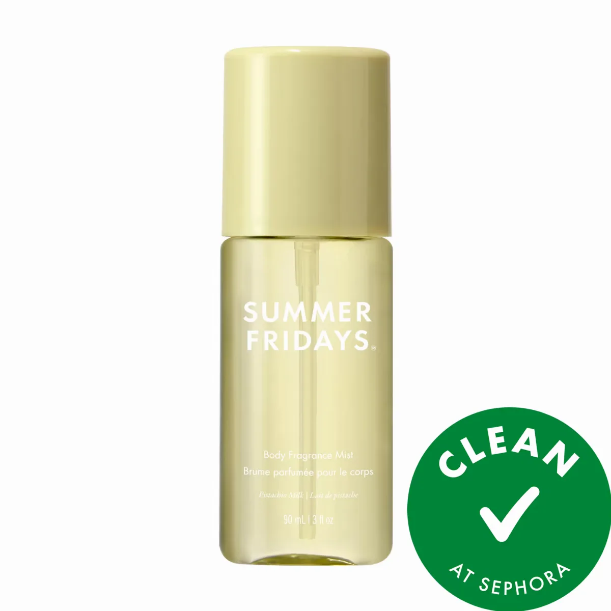 Mini Pistachio Milk Hair + Body Fragrance Mist with Pistachio + Raspberry Sugar 3 Fl oz/90 Ml by Summer Fridays