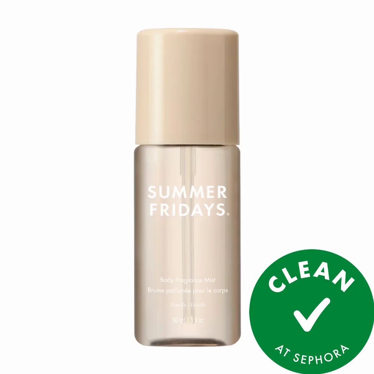 Mini Vanilla Hair + Body Fragrance Mist with Vanilla Cake + Radiant Amber 3 Fl oz/90 Ml by Summer Fridays