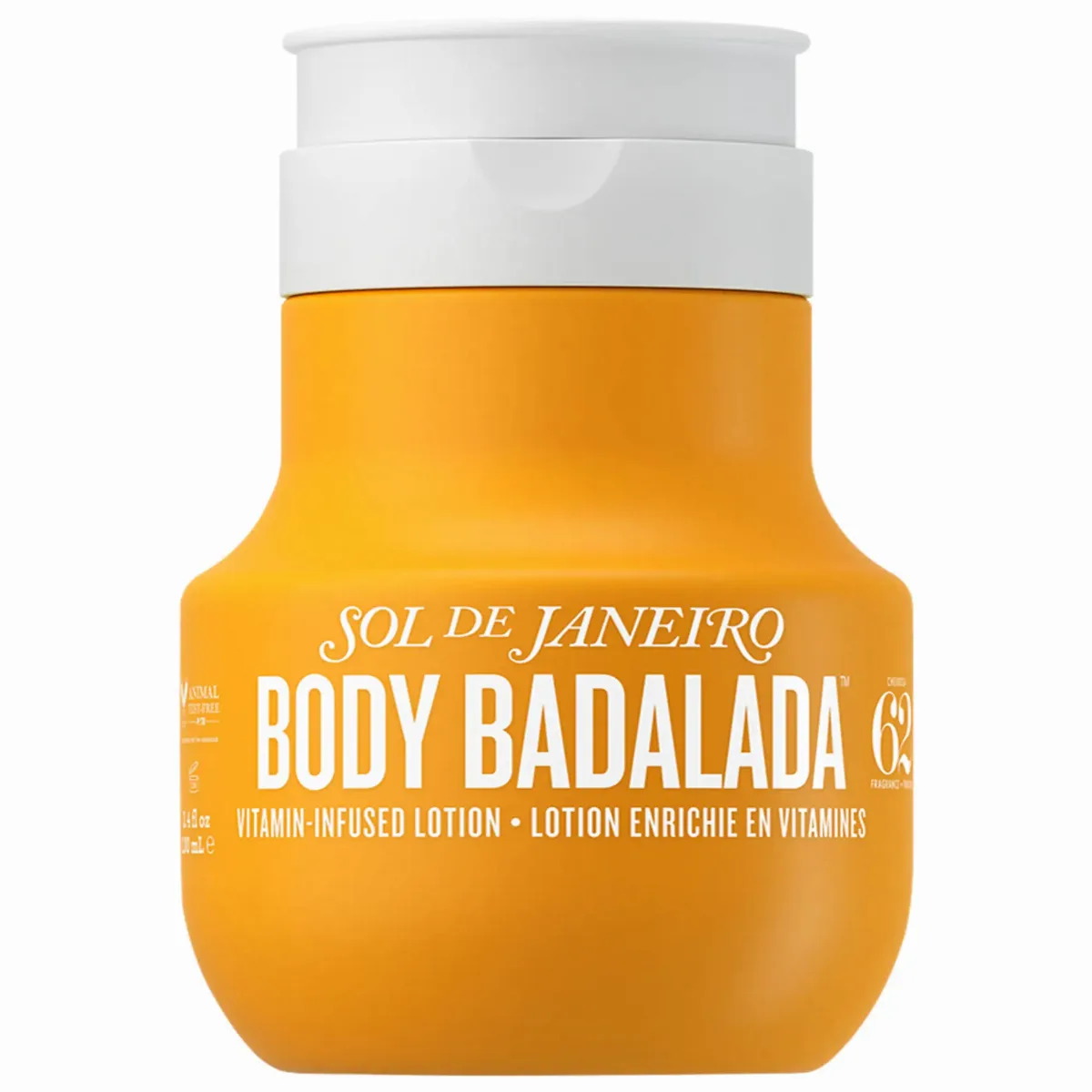 Mini Body Badalada Lotion with Hyaluronic Acid for Daily Hydration 3.4 oz/100 Ml by Sol de Janeiro