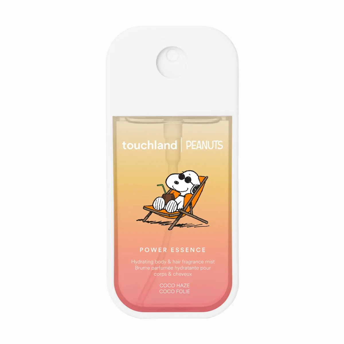 Peanuts x Touchland Special Edition Body & Hair Fragrance Mist 2 Fl oz/60 Ml by Touchland