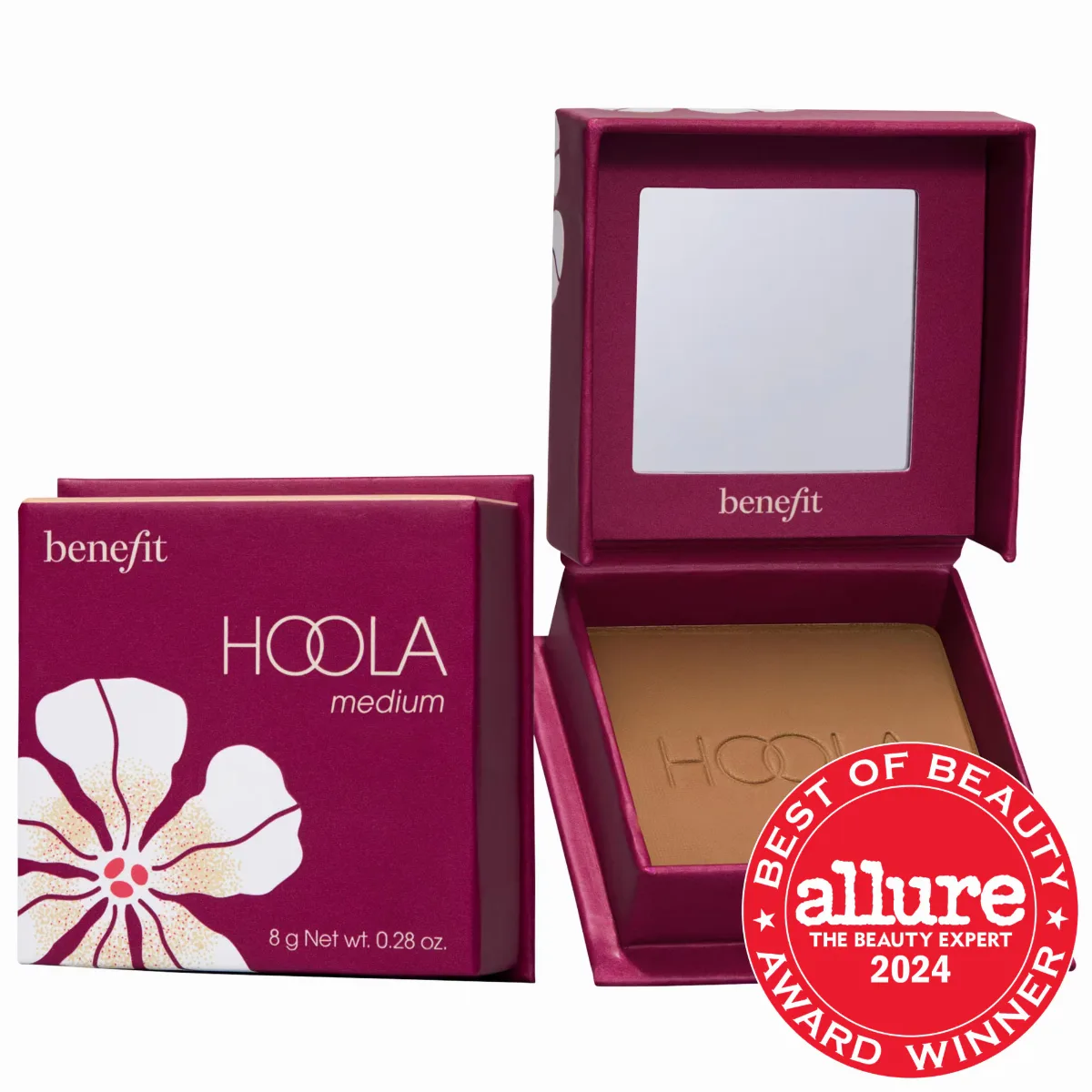 Hoola Matte Powder Bronzer Rich Deep 0.28 oz/8 G by Benefit Cosmetics