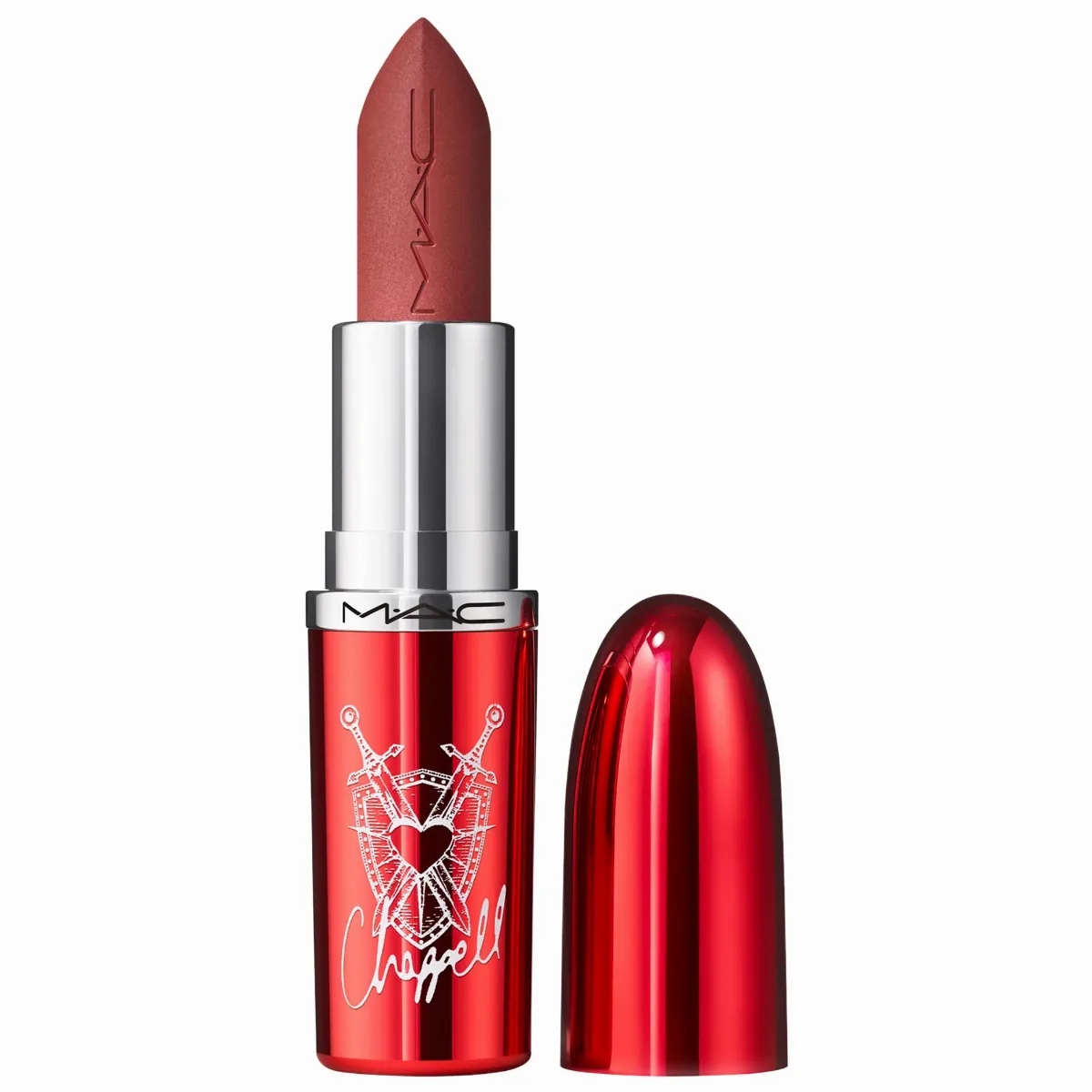 VIVA GLAM x Chappell Roan M·A·Cximal Silky Matte 12HR Wear Lipstick VIVA GLAM x Chappell Roan: Unnatural Redhead 0.12 oz/3.5g by MAC Cosmetics