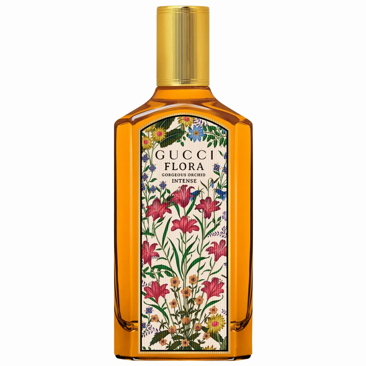 Flora Gorgeous Orchid Eau De Parfum Intense with Vanilla Orchid & Dark Cocoa 3.3 oz/100 Ml by Gucci
