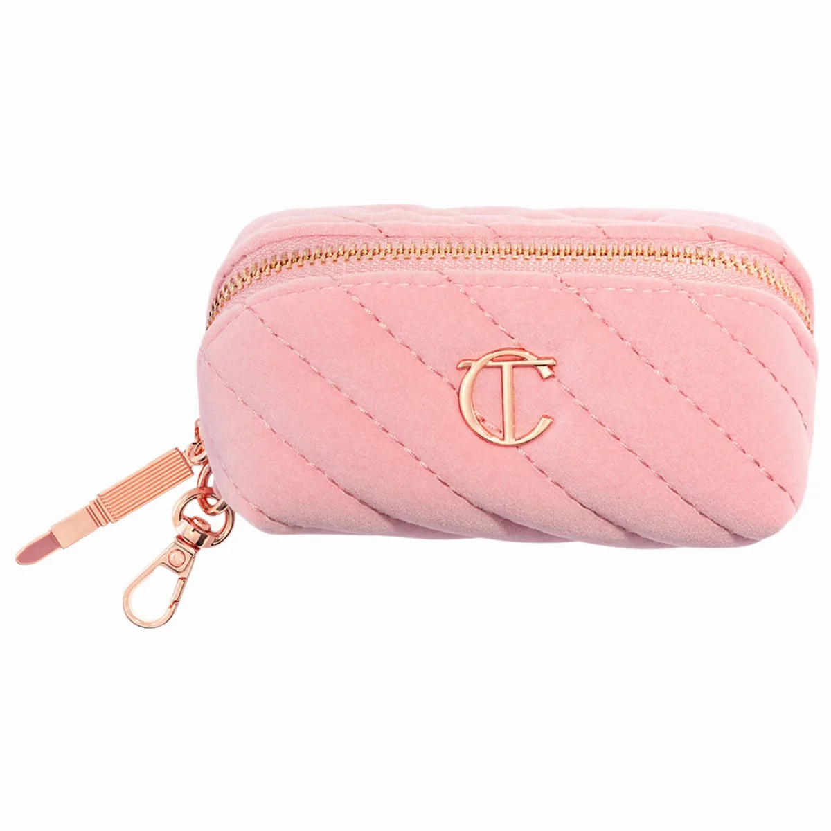 Mini Pillow Talk Makeup Charm Bag by Charlotte Tilbury