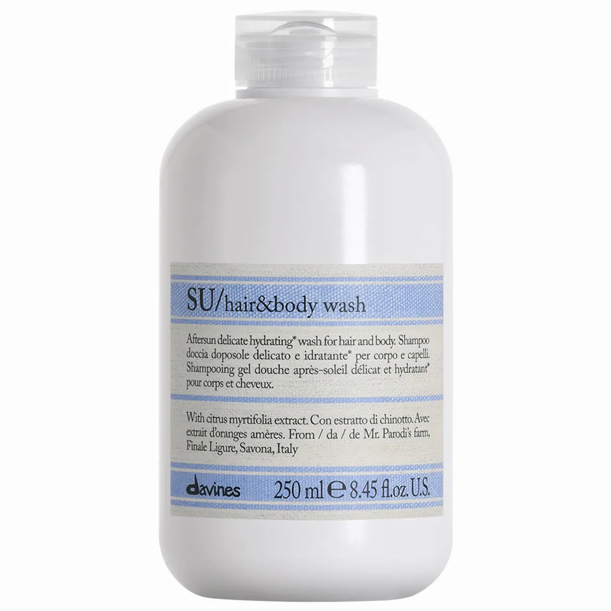 SU Hair & Body Wash 8.5 Fl oz./250 Ml by Davines