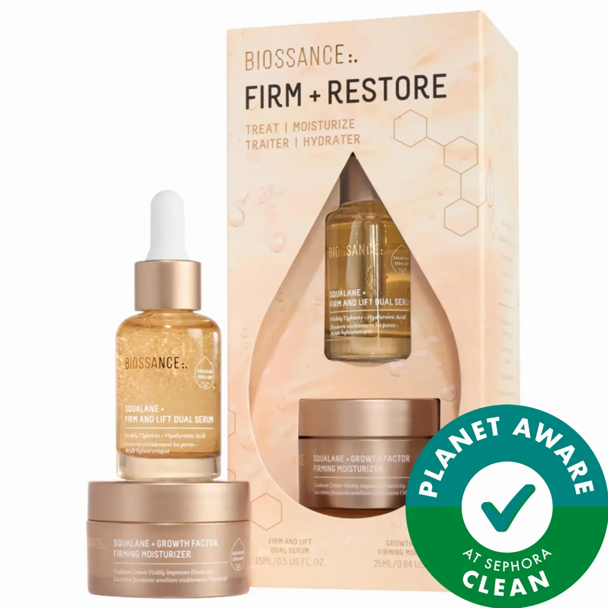Firm + Restore Anti-Aging Skincare Set by Biossance